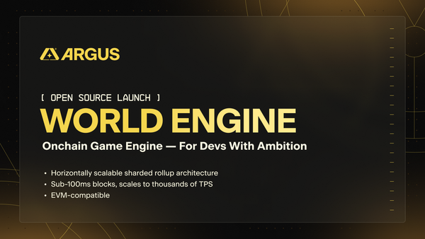 World Engine — The First Gamechain SDK, Now Live.